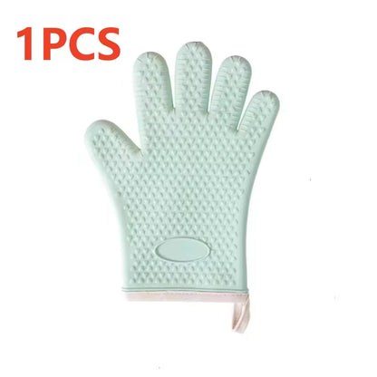Premium Silicone Heat-Resistant Kitchen Gloves BBQ