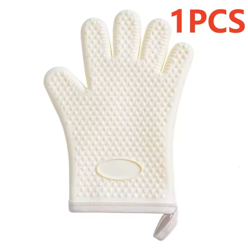 Premium Silicone Heat-Resistant Kitchen Gloves BBQ