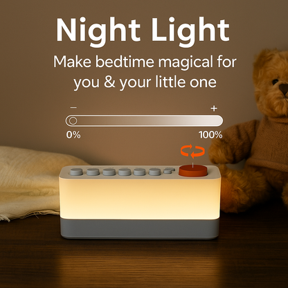 🌙 DIY Smart Sleep Speaker & Night Lamp – RGB Color, Alarm Clock, USB Rechargeable, Compact for Home & Outdoor